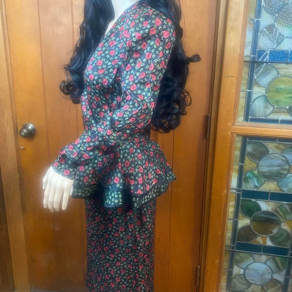 Vintage Joan Sparks for Daniel Barrett Dress 80s